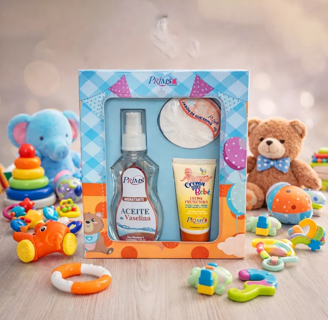 Caja para bebé (tres artículos)